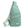 Bolso de Pecho Simple Estilo Coreano para Mujer, Nuevo Diseño de Bordado Multicapa, Mochila de Pecho de Gran Capacidad, Bolso Cruzado Casual para Exteriores para Niñas