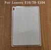 Aplicável ao Lenovo E10 tablet capa protetora TPU pudim tampa TB-X104 exterior brilhante casca macia material pintado