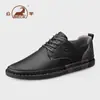 Zapatos de Hombre Gongyang Modelo Nuevo 2026 Zapatos Casuales de Cuero para Hombre Piel Genuina de Negocios Cómodos Zapatos de Papá para Hombres de Mediana Edad y Mayores