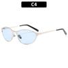 Estilo Europeo y Americano Retro Metal Fotografía Callejera Versátiles Gafas de Sol Influencer Ins Unisex Protección Solar para Exteriores Gafas de Sol Transfronterizas