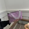 Bolso pequeño con cadena para mujer, primavera 2024, bandolera de hombro combinable, estilo coreano, informal, de nicho.