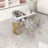 Juego de Mesa y Silla para Salón de Uñas, Oferta Especial, Estilo Económico, Para Una/Dos Personas, Lujo Ligero, Multifuncional, Estación de Uñas Moderna Estilo Ins, Estilo Crema
