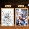 Iluminação de Pintura Noturna Direto da Fábrica Linha de Animação Gundam Enfeites para Quarto Mesa de Cabeceira Gabinete de TV Pacote de Presente para Casais