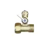 Accesorios para purificador de agua, válvula de tres vías de entrada de 1/4" y 1/2", válvula metálica de una pieza de latón aleado de 4 a 2, interruptor de 4 a 3