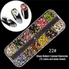 Accesorios para Uñas Pequeños Diamantes de Imitación Acrílicos Irregulares de Dorso Plano Cuentas Metálicas Lentejuelas Perlas de Nácar Diamantes de Imitación de Pan de Oro