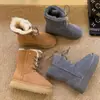 Zapatos de Plataforma Dulces Versátiles Botas de Algodón de Dos Vías Botas Plegables de Media Caña Botas de Nieve Gruesas Cálidas de Invierno Botas Cortas Peludas