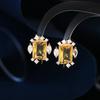 Pendientes de Diseño Geométrico de Lujo Ligero Oudina para Mujer, Estilo Nuevo, Aguja de Plata S925, Pendientes de Moda Versátiles, Venta al por Mayor