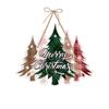 Colgante Decorativo para Puerta de Navidad Transfronterizo Estilo Ins Papel Creativo Colgante Pequeño para Puerta Decoración de Escena de Fiesta