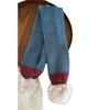 Bufanda para niños, moda de otoño e invierno, nueva bufanda de lana tejida para bebés, bola de pelo cruzada, bufanda para niños y niñas a juego.