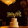 Estilo Ins Transfronterizo Feliz Año Nuevo Decoración de Pastel Acrílica Cuenta Regresiva de Feliz Año Nuevo Topper para Pastel Inserto para Pastel