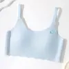 Ropa interior personalizada para niñas en desarrollo, estudiantes de secundaria, camisolas para niñas, sostenes para adolescentes de preparatoria, transpirable