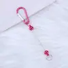 Hebilla creativa para montañismo con cuentas DIY hebilla colgante multicolor tipo cierre pequeño colgante de calabaza hebilla para montañismo gancho para mochila para montañismo con cuentas