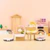 Ornamento de Cristal Aromaterápico Reino Felino Caixa Surpresa - Vários Estilos de Miniaturas para Decoração de Estudo, Relaxamento e Decorações de Mesa
