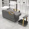 Cama para Lavar el Cabello de Salón de Peluquería Estilo Celebridad de Internet Semi-Reclinable Lavabo Profundo Cama para Lavar el Cabello Salón de Peluquería Cama para Enjuagar Cama para Cuidado y Crecimiento del Cabello