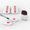 Campainha Sem Fio com Flash e Vibração Transformação Inteligente Amigável para Idosos Pager para Idosos À Prova d'Água Sistema de Pager de Emergência de 14 Vias