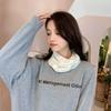 Otoño e Invierno nueva bufanda de color puro cálida protección para el cuello para montar a prueba de frío máscara para las orejas monocromática sencilla moda versátil multiusos
