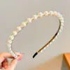 Diadema de Perlas Artificiales para Niñas Pasador de Cumpleaños de Princesa Accesorios para el Cabello de Niña Florista Diadema sin Apretar para Niñas Diadema Estilo Bosque de Hadas