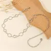 Corrente de Cintura Feminina Novo Estilo de Verão, Corrente de Metal Decorativa Circular Simples Casual para Combinar com Saias, Atacado em Estoque