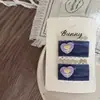 Nueva Pinza para el Cabello de Encaje Azul Denim para Niños Pinza Lateral Pinza para el Flequillo