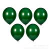 Globo de 12 pulgadas Verde Oscuro Perla verde oscuro engrosado Arco tema fiesta verde decoración de boda globo