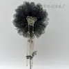 Novo [Flor de Lótus Gêmea] Pingente de Lótus Borla Flor de Peônia Presilha Corrente Super Imortal Presilha de Tubarão Acessório de Cabelo Cabeça