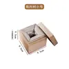 Caja de madera de Paulownia hecha a medida taza de té taza Jianzhan tetera Zisha caja de embalaje caja de regalo caja de regalo cuadrada pequeña caja vacía