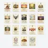 18 Tarjetas de Oración Vintage Reconfortantes con Varios Temas, Adecuadas para Oraciones Diarias y Crear una Atmósfera Cálida