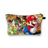 Super Mario Bolsa de Cosméticos para Estudiantes Bolsa Pequeña de Dibujos Animados para Niños Portátil Casual con Cremallera Tarjetero Venta al por Mayor
