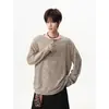 2026 Verano Nuevo Ajuste Holgado Moderno de Moda Estilo Relajado Top Ropa Urbana Camiseta Texturizada con un Toque de Alta Gama