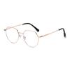 810 Gafas Redondas de Estilo Vintage de Jamie con Filtro de Luz Azul, Mismo Estilo que las Celebridades de Internet, Se Pueden Adaptar con Lentes Graduados