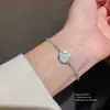 Pulseira ajustável em formato de cobra com zircônia, estilo coreano ins, moderna e versátil para o uso diário, luxo leve e sensação de alta qualidade, joias para atacado