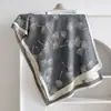 Cachecol de alta qualidade feminino imitação de cashmere escritório dente-de-leão xale peça externa xale para ombro xale para pescoço comércio exterior transfronteiriço atacado