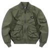 Chamarra de trabajo para hombre delgada primavera y otoño Nueva talla grande multibolsillos uniforme de béisbol piloto chamarra para hombre top 8908