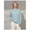 Otoño Invierno Transfronterizo Nuevo Estilo Media Cremallera Versátil Casual Tejido Estilo Perezoso Tejido de Punto Trenzado Manga Larga Suéter Pulóver para Mujer
