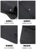 Abrigo de lana para hombre para otoño e invierno con forro extraíble, adecuado para padres de mediana edad y mayores, estilo de negocios, chaqueta de lana de doble cara con cuello de solapa