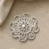 Acessórios de joias diy roupas do Sudeste de Guizhou joias de prata étnicas Miao peça de conexão de minoria étnica pingente adorno de cabeça acessórios para grampo de cabelo