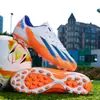 Zapatos de Fútbol Nuevos Transfronterizos para Hombres y Mujeres con Tacos y Clavos Rotos, Zapatos Profesionales de Entrenamiento para Competición para Adolescentes, Estudiantes de Primaria y Secundaria y Niños