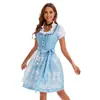 Estilo Francês Mais Vendido Roupas de Cerveja Alemã de Munique Manga Curta Estampada Roupas de Oktoberfest Roupas para Apresentação de Palco