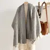 Bufanda de Invierno de Imitación Cachemir Moda Clásica Vintage 2026 para Mujer, Chal de Oficina, Calentador de Cuello Versátil y Cálido