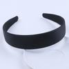 Diadema de Tela Negra DIY Materiales para Accesorios para el Cabello Diadema de Tela Negra Envuelta al Revés Envoltura de Tela Anudada Accesorios Semiterminados