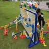 Área de Areia e Água para Jardim de Infância Jogos de Brincar na Água Acessórios de Suporte de Parede com Tubo para Piscina de Areia Infantil ao Ar Livre Brinquedos de Brincar na Água para Exploração