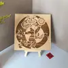 Festival de los Faroles Talla en Madera Corte de Papel Impresión Grabados en Bloque de Madera Paquete de Materiales Hechos a Mano DIY para Niños Patrimonio Cultural Inmaterial Cultura Tradicional Festival