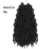 Tranças Quentes Temu Europeias e Americanas Transfronteiriças Peruca de Tranças Cabelo de Crochê Extensão de Cabelo Gypsy Locs Cabelo Cigano 18 polegadas