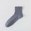 Algodón de SedaCalcetines Cortos para Hombre, Calcetines Finos para Primavera y Verano, Resistentes al Olor, Antibacterianos, Absorbentes de Sudor, Transpirables, Calcetines Cortos de Media Pantorrilla