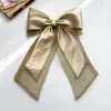 Pinza para el Cabello con Lazo de Cinta Romántico para Mujer, Pinza Horizontal Iridiscente de Organza para la Parte Posterior de la Cabeza, Pinza para Cola de Caballo, Accesorio para el Cabello de Lujo Ligero de Gama Alta