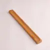 Porta varilla de incienso soporte de incienso bandeja de incienso madera de agarwood sándalo simple simple estilo chino madera bambú retro portátil
