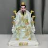 Estátuas de mármore branco das Quatro Grandes Famílias (Huhuang, Changmang, Taiye e Tainai) com enfeites de fada pintados para uso doméstico, atacado