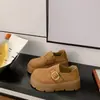 Mocassins Plataforma Femininos 2026 Outono Novo Estilo Couro Fosco Slip-on Retrô Casual Aumentador de Altura Sapatos Únicos para Mulheres