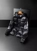 Estação europeia inverno novo masculino com capuz jaqueta plus size cor sólida bonito casual moda casaco quente casaco