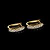 Pendientes de plata s925, pendientes de botón, pendientes de moissanita para mujer, geométricos, de exquisita calidad, comercio exterior transfronterizo.